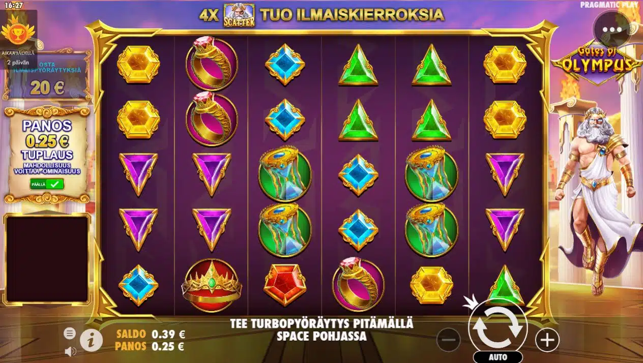 Gates of Olympus arvostelu 2026 hero image